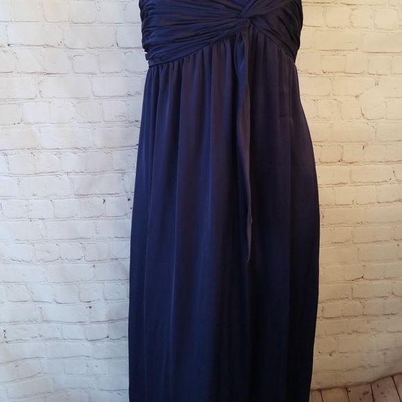 Priscilla Of Boston Vineyard Collecton Navy Dress - Picture 3 of 7